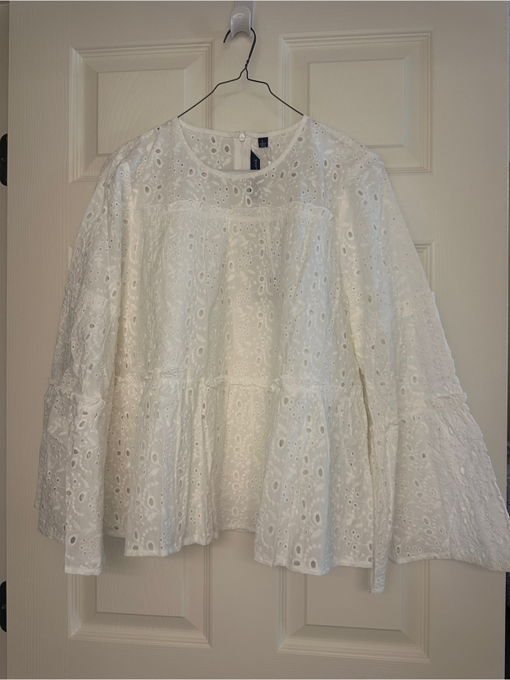 Duffield Lane The Lilith Top In White Eyelet